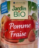 Mängden socker i Pomme Fraise sans sucres ajoutés