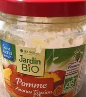 Mängden socker i Compote pomme ananas passion