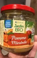 Mängden socker i Purée Pomme Mirabelle