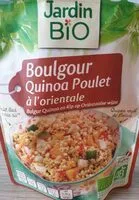 Mängden socker i Boulgour quinoa poulet à l orientale
