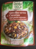 Mängden socker i Lentilles vertes carottes aux petits oignons