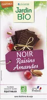Mängden socker i NOIR Raisins Amandes