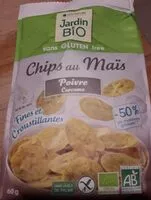 Mängden socker i Chips au maïs poivre curcuma