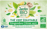 Mängden socker i Thé vert équitable gingembre citron vert