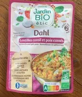 Mängden socker i Dahl lentilles corail et pois cassés