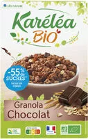 Mängden socker i Granola Chocolat Bio réduits en sucres