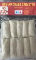 Mängden socker i Nem au crabe crevette