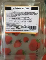 Mängden socker i 4 Eclairs au Café