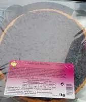 Mängden socker i Tarte Aux Myrtilles Sauvages