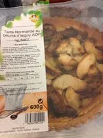 Mängden socker i Tarte Normande au beurre d'Isigny AOP
