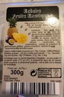 Mängden socker i Éclairs fruits exotiques