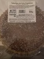 Mängden socker i Tarte noix de coco framboise
