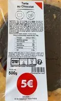 Mängden socker i Tarte au chocolat