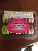 Mängden socker i Assortiment de macarons