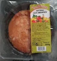 Mängden socker i Gâteau aux amandes