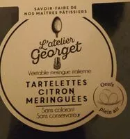 Mängden socker i Tartelettes citron meringuées