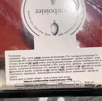 Mängden socker i Framboisier