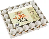 Mängden socker i 30 œufs frais Le Nid Savoyard