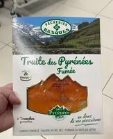 Mängden socker i Truite des Pyrénées fumées
