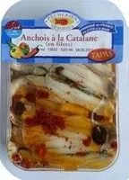 Mängden socker i Pecheries setoises, Filets anchois marines a la catalane