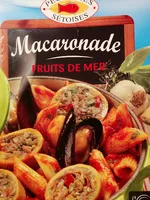 Mängden socker i Macaronade "Fruits de mer"