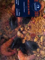 Mängden socker i Paëlla aux fruits de mer