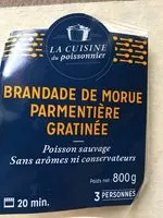 Mängden socker i Brandade de morue parmentiere gratinee
