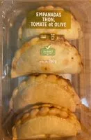 Mängden socker i Empanadas thon,tomate, olive