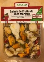 Mängden socker i Salade de Fruits de Mer Marinés