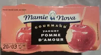 Mängden socker i Gourmand Yaourt Pomme d'Amour