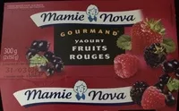 Mängden socker i Yaourt gourmand fruits rouges
