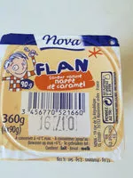 Mängden socker i Flan caramel