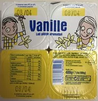 Mängden socker i Vanille Lait gélifié aromatisé
