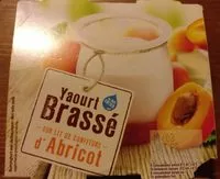 Mängden socker i Yaourt Brassé sur lit de confiture d'Abricot