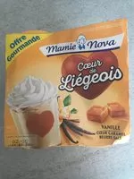 Mängden socker i Coeur de Liégeois vanille cœur caramel beurre salé