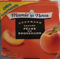 Mängden socker i Yaourt Gourmand Pêche du Roussillon 4 x 150 g