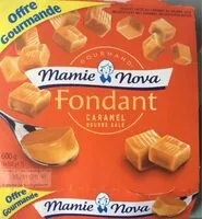 Mängden socker i Gourmand Le Fondant caramel beurre salé 4 x 150 g