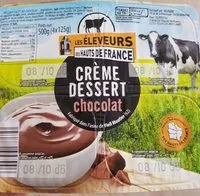 Mängden socker i Crème dessert chocolat
