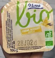 Mängden socker i Crème Dessert à La Vanille Bio