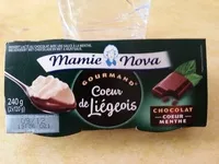 Mängden socker i Coeur liégeois chocolat coeur menthe