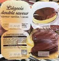 Mängden socker i Liégeois double saveur vanille / cacao