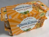 Mängden socker i Yaourt au sucre de canne roux (x16)