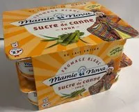 Mängden socker i Fromage blanc au sucre de canne roux