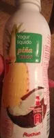 Mängden socker i Yogur líquido piña coco