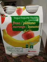 Mängden socker i Yogur líquido con fresa plátano