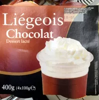 Mängden socker i Liégeois Chocolat
