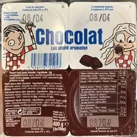 Mängden socker i Lait gélifié aromatisé Chocolat