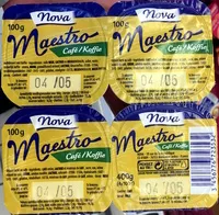 Mängden socker i Maestro Café