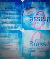 Mängden socker i Yaourt Brassé 0%