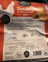 Mängden socker i Tenders de filet de poulet